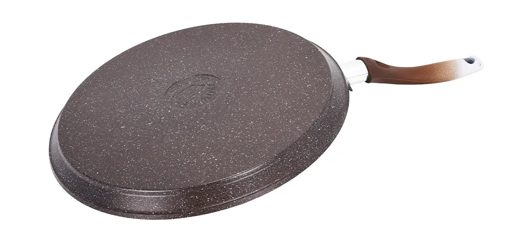 слмк350а Сковорода лавашница 350мм коричневый мрамор (5)  слмк350а Сковорода лавашница 350мм коричневый мрамор (5)