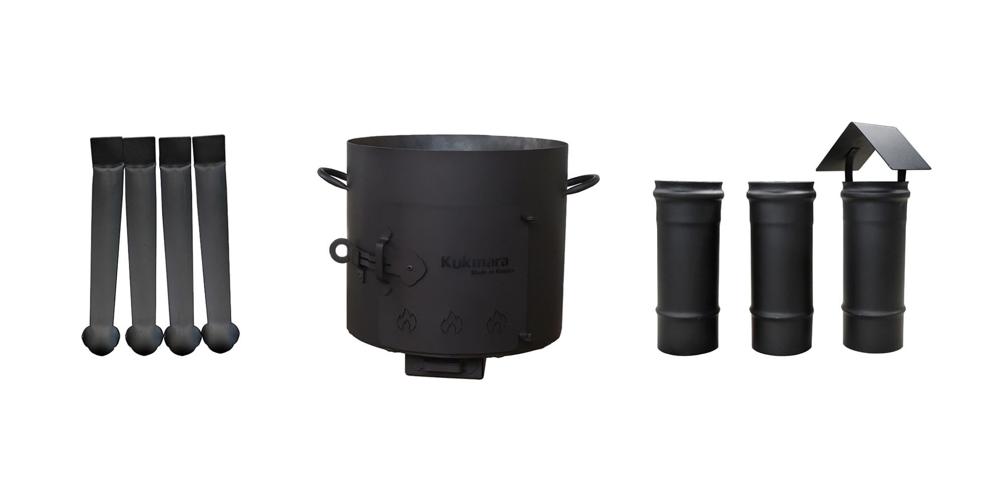 укт03 Учаг для казана 9л с трубой 0 отдельно